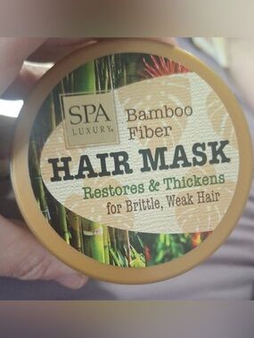 Spa Luxury 💜 Bamboo Fiber Hair Mask - Restores & Thickens